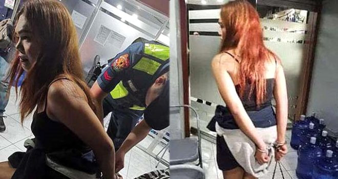 Ticarət mərkəzində BİABIRÇILIQ: Qadınlar tualetinə girmək istəyən transı polis tutdu- FOTO